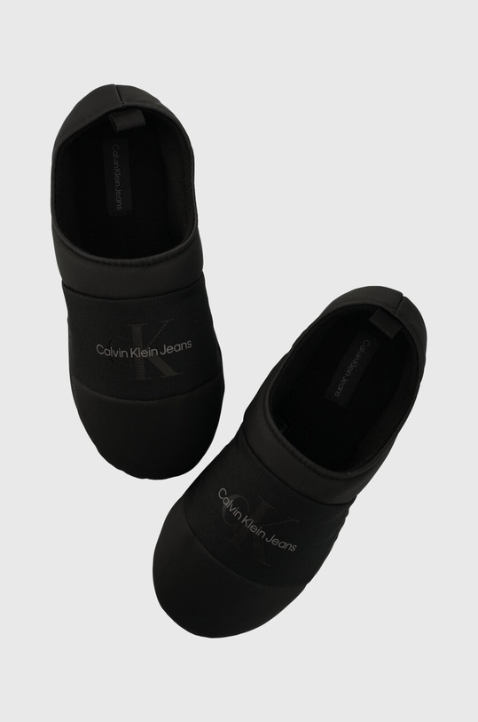 Calvin Klein Jeans kapcie HOME SLIPPER MONO czarny YM0YM00840