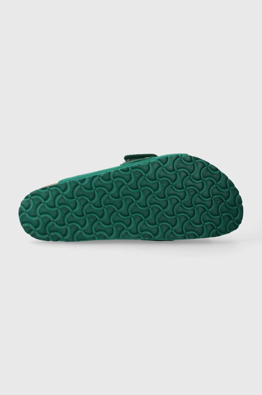 Semišové pantofle Birkenstock 1025675 zelená