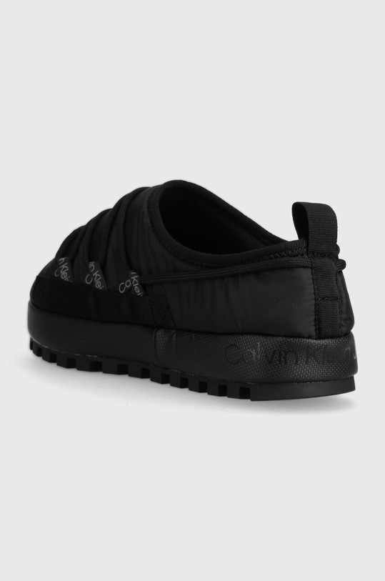 Obuwie Calvin Klein Jeans kapcie HOME SLIPPER LACING YM0YM00841 czarny