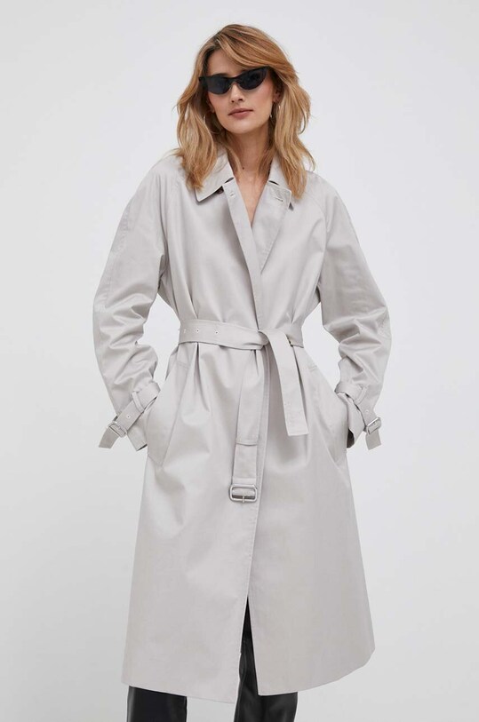 Calvin Klein palton cu captuseala gri K20K204999