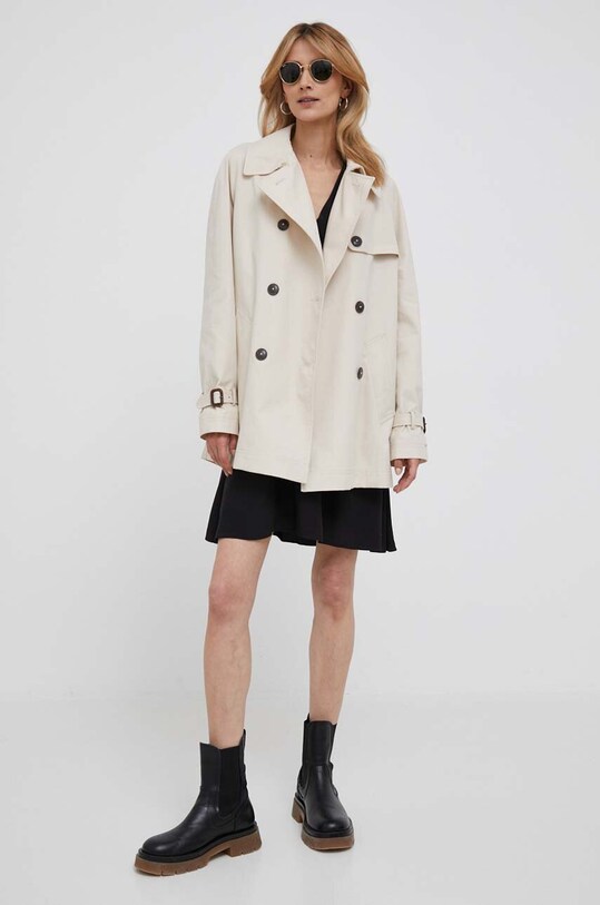 Tommy Hilfiger palton WW0WW38943 bej AW23