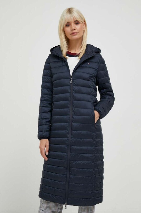 Tommy Hilfiger rövid kabát szigetelt sötétkék WW0WW39580