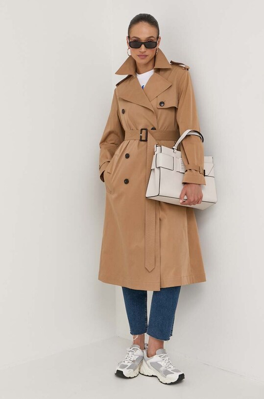 Καμπαρντίνα BOSS 50489153 μπεζ AW23