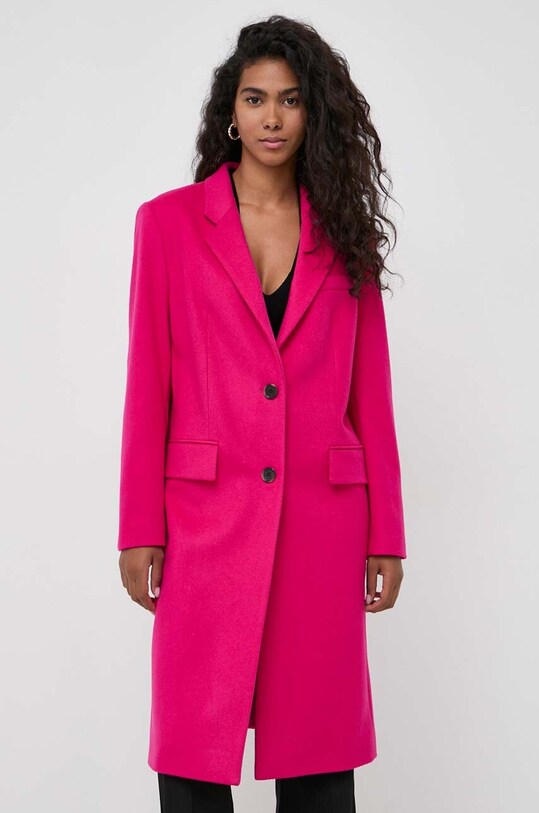 Vuneni kaput BOSS 50501019 roza AW24