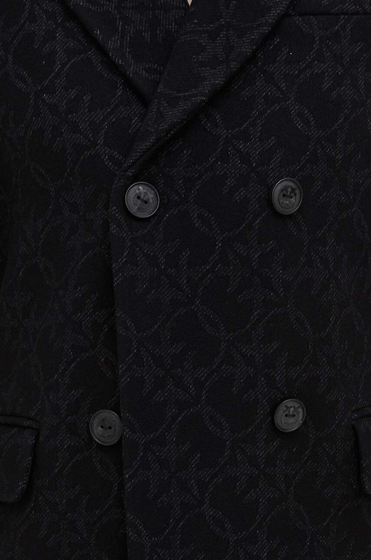 Pinko płaszcz wełniany 101874.Y82W czarny