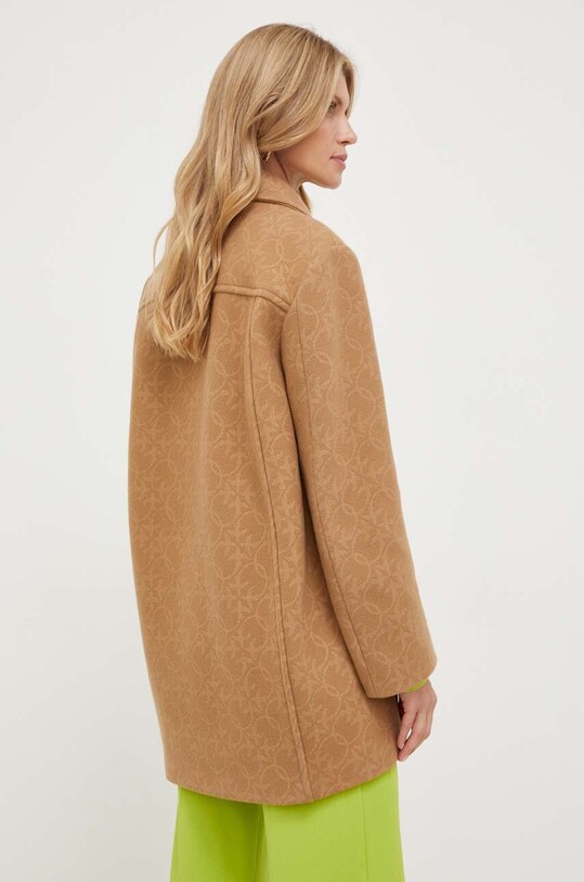 Odzież Pinko płaszcz wełniany 101875.Y82W brązowy
