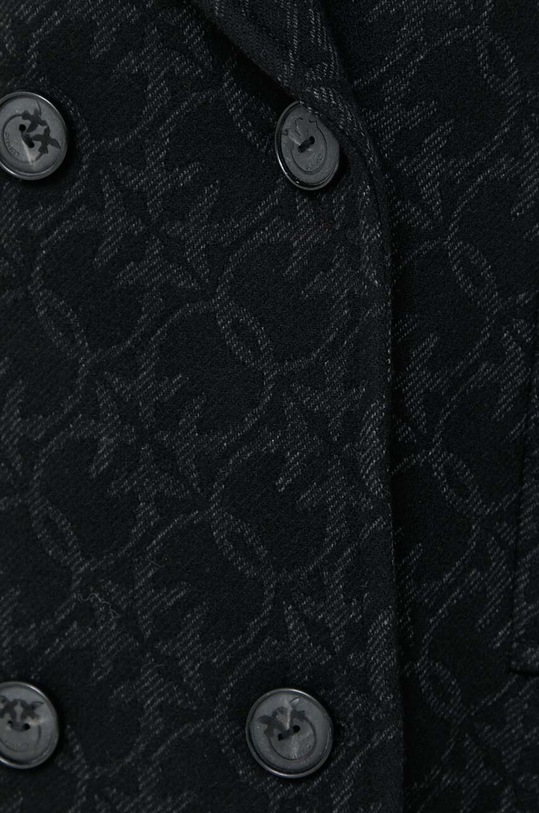 Pinko płaszcz wełniany 101875.Y82W czarny