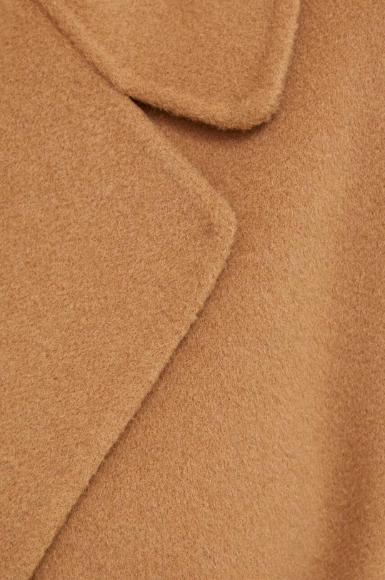 Pinko płaszcz wełniany 101686.Y27P brązowy