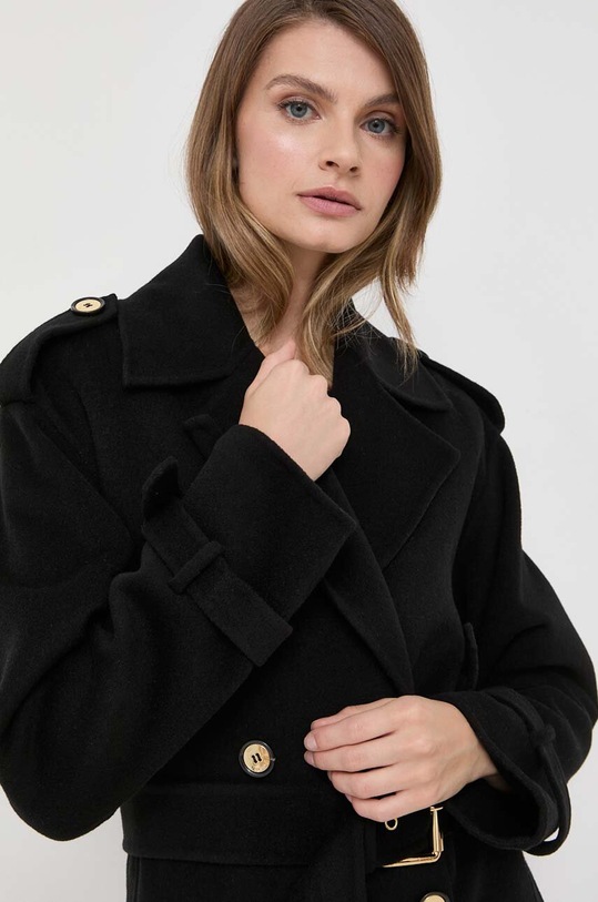 Pinko płaszcz wełniany 101672.Y27P czarny