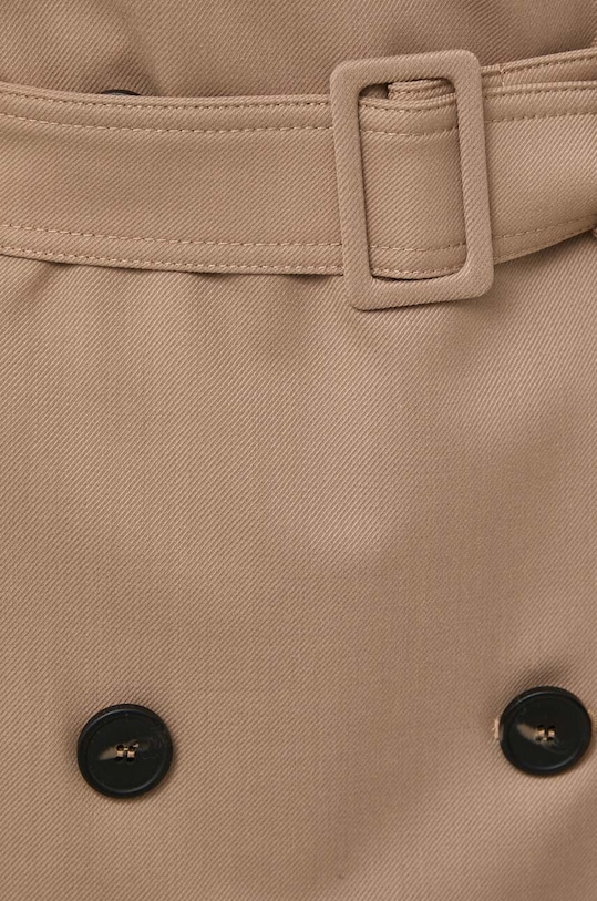 Weekend Max Mara trencz z domieszką wełny 2350260139600 beżowy