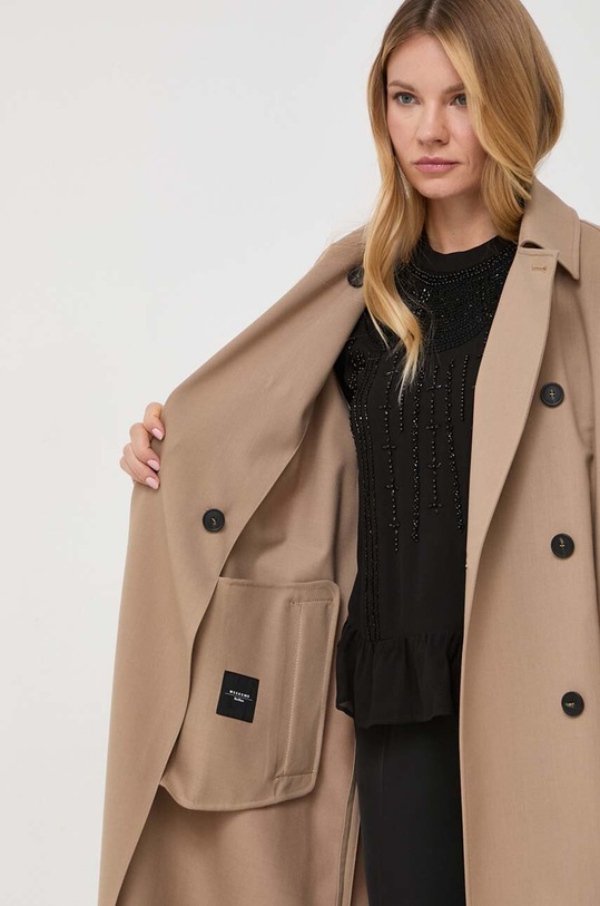 Weekend Max Mara trencz z domieszką wełny 2350260139600