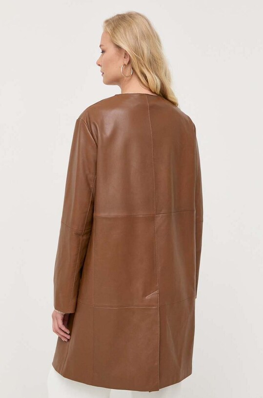 Ρούχα Δερμάτινο παλτό Weekend Max Mara 2354760239600 καφέ
