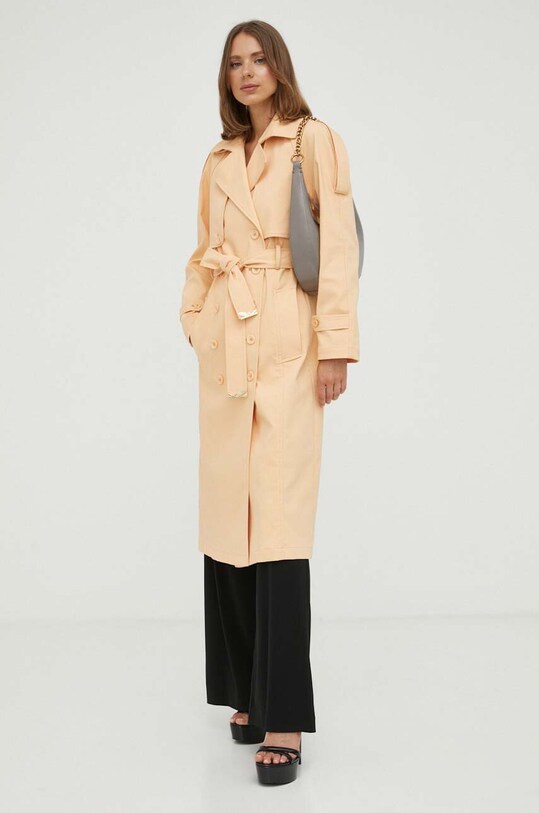 Тренч Patrizia Pepe 8O0079.A301 оранжевый AW23