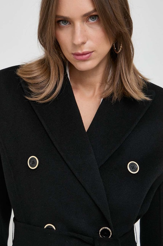 Elisabetta Franchi cappotto in lana CP43D36E2 nero