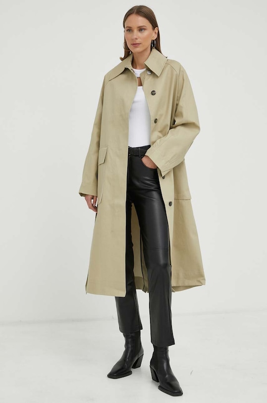 Oblečenie Bavlnený kabát Day Birger et Mikkelsen DAY65242613 zelená