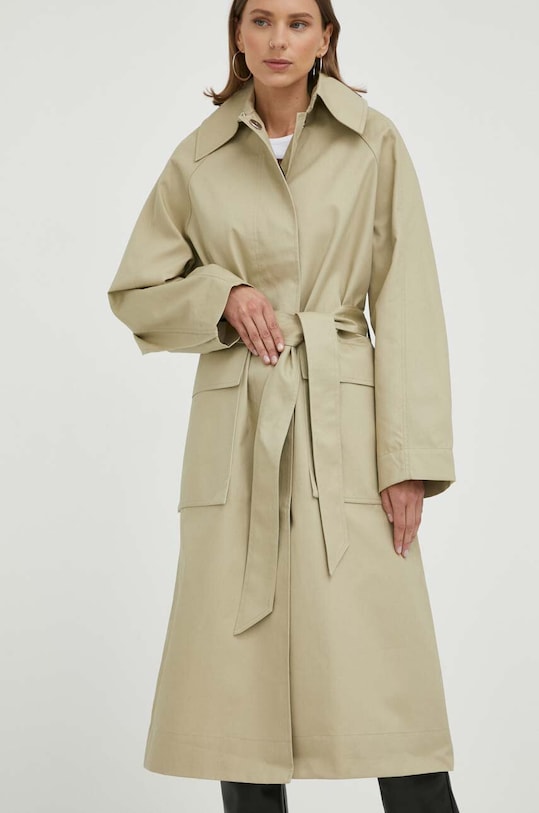 Bavlnený kabát Day Birger et Mikkelsen DAY65242613 zelená AW23