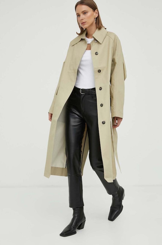 Bavlnený kabát Day Birger et Mikkelsen zelená DAY65242613