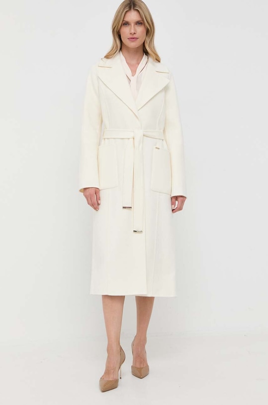 MICHAEL Michael Kors palton de lana necaptusit bej 77C5935M22