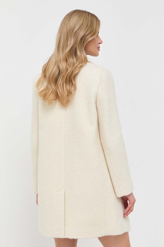 Odzież Red Valentino płaszcz wełniany 3R3CAA556V2 beżowy