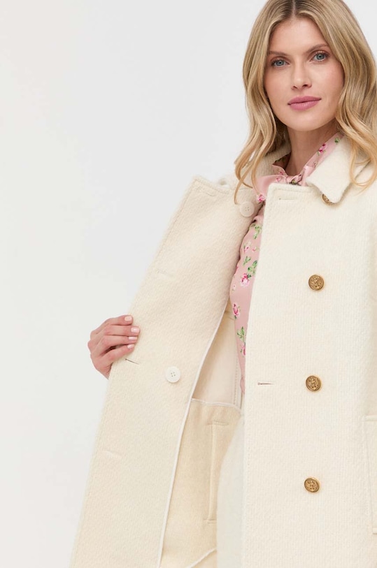 Red Valentino płaszcz wełniany 3R3CAA556V2