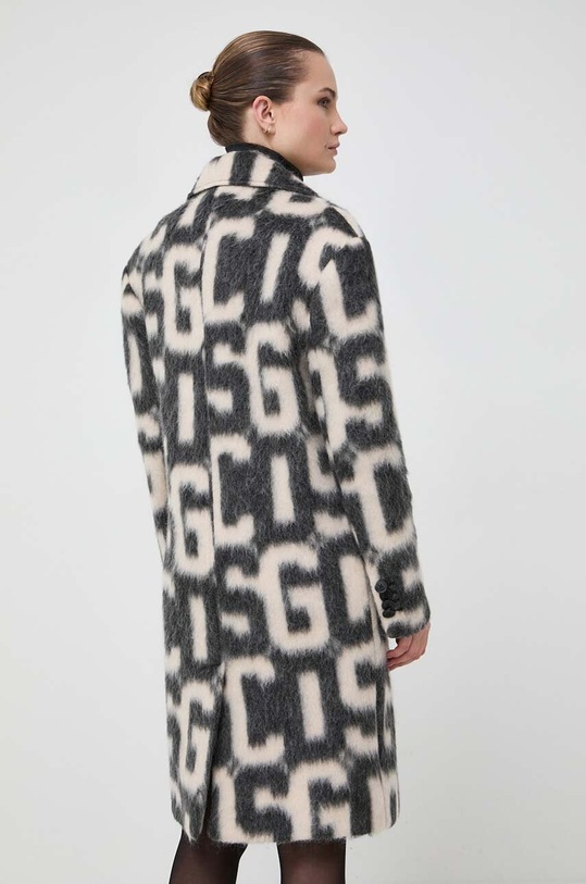 Îmbrăcăminte GCDS palton din lana AI22U160570 bej