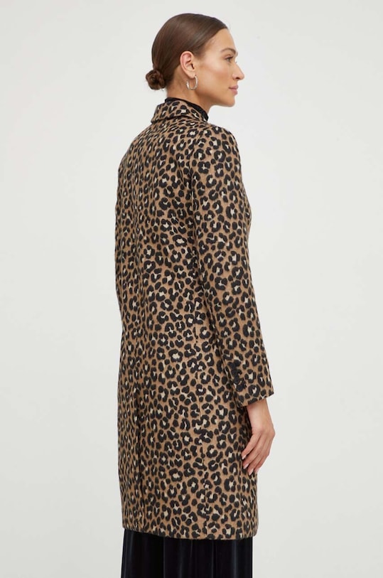 Ρούχα Παλτό από μείγμα μαλλιού MICHAEL Michael Kors MF3207UA4C καφέ