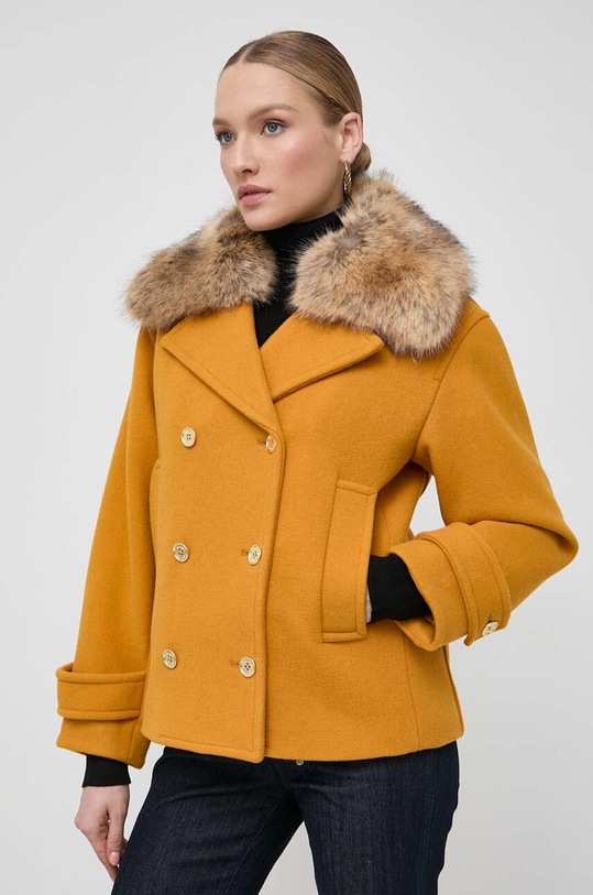 MICHAEL Michael Kors geaca de lana MF320B6F8P portocaliu AW23
