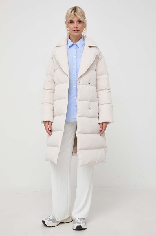 Pernata jakna Marella bez kapuljače bež 2334960237200