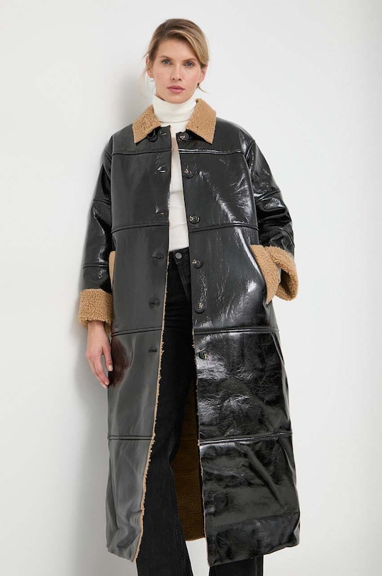 Μπουφάν Résumé oversize μαύρο 19561069