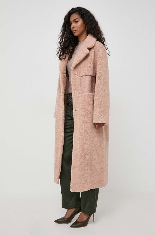 Odzież Liu Jo płaszcz dwustronny TF3021.E0847 różowy