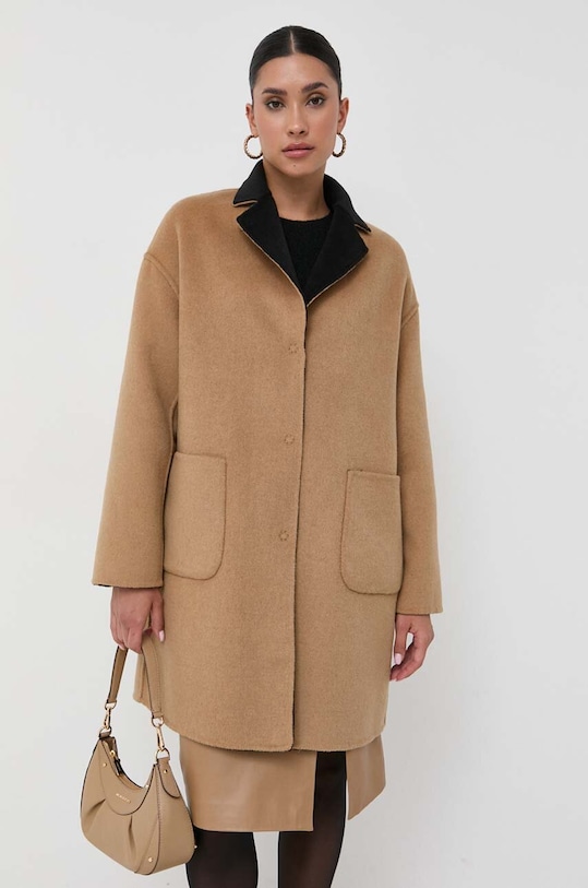 Liu Jo płaszcz wełniany dwustronny MF3241.T3505