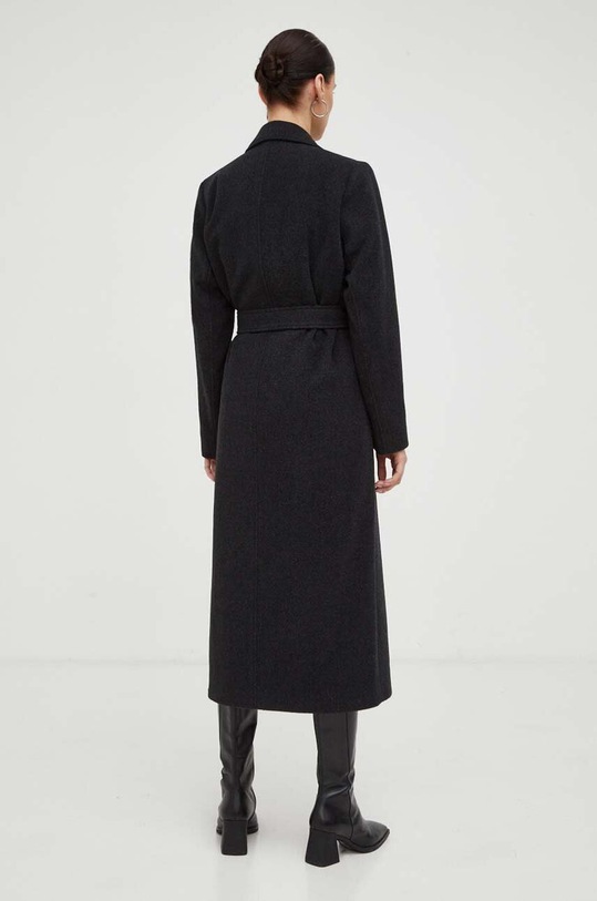 Ρούχα Μάλλινο παλτό Samsoe Samsoe F21300095 γκρί