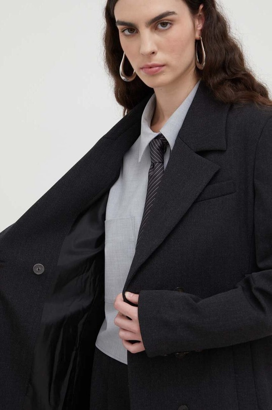 Plašč s primesjo volne Herskind 4903956