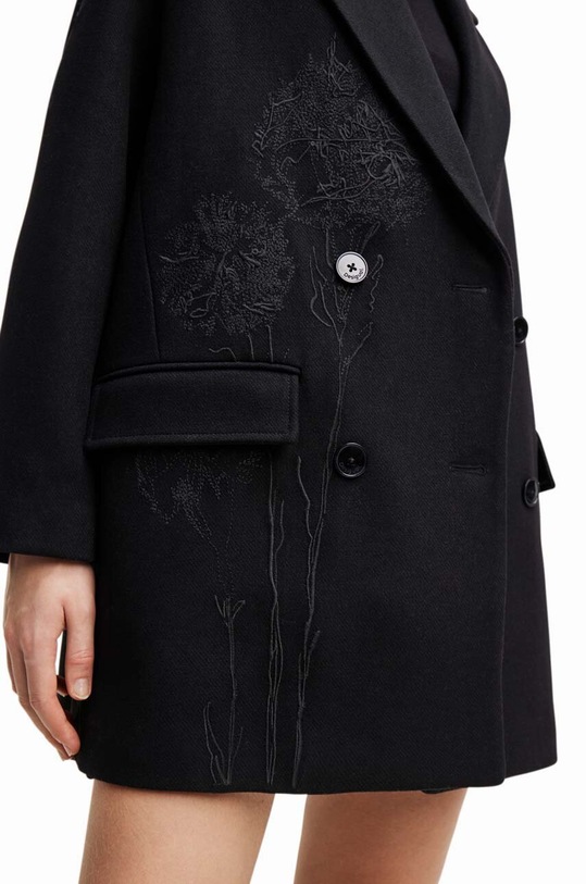 Îmbrăcăminte Desigual palton 23WWEW27 negru