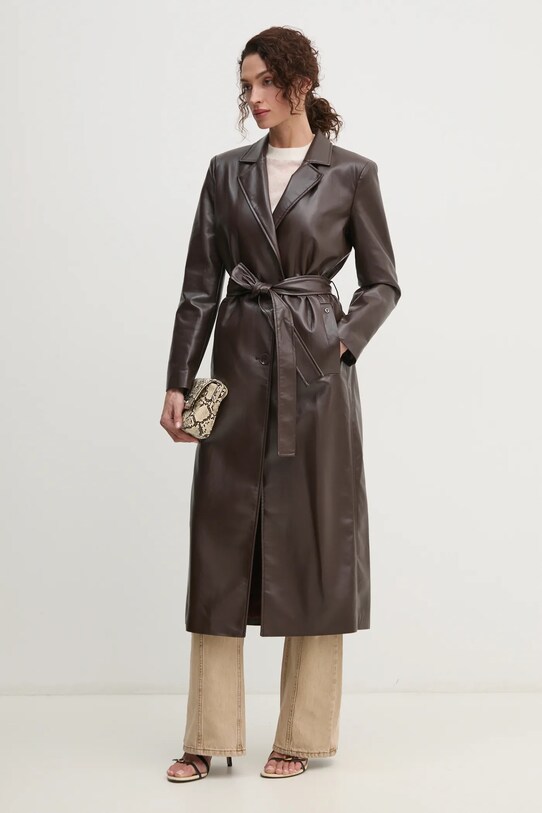 Kabát Guess hnedá W3BL64.WF8P0