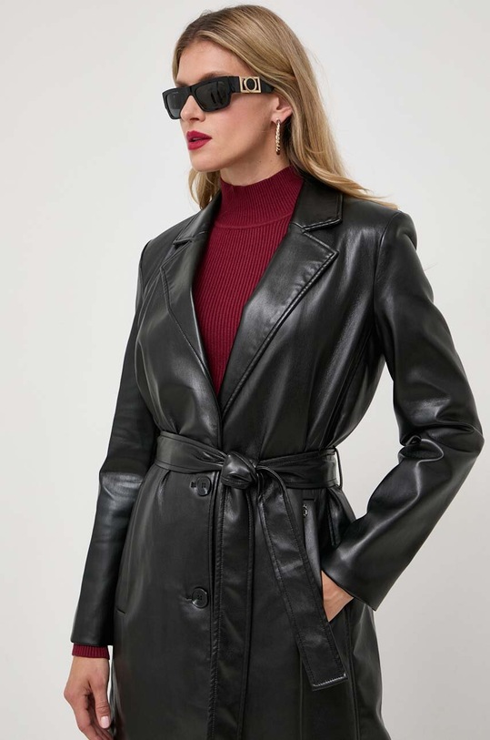 Guess płaszcz czarny W3BL64.WF8P0