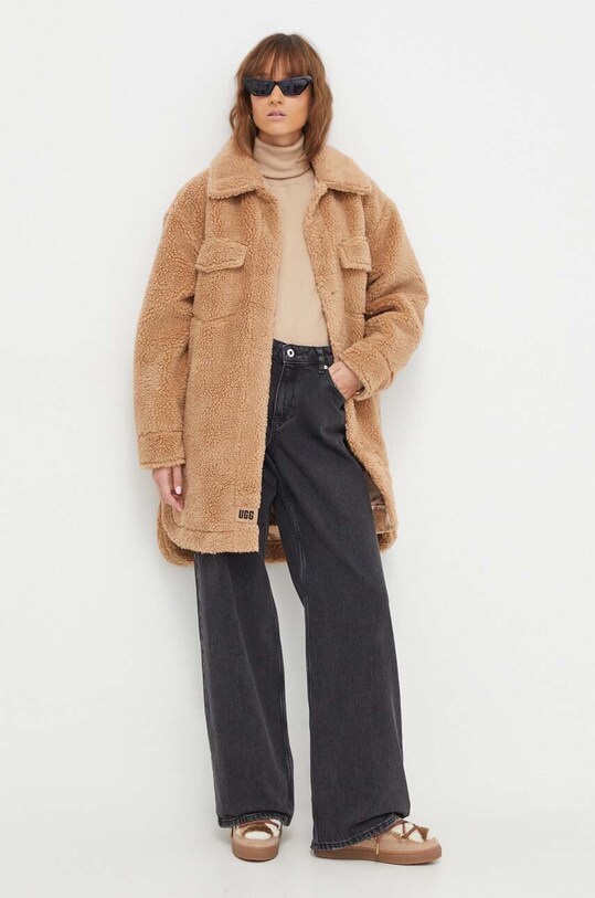 UGG kurtka 1144453 brązowy AW23