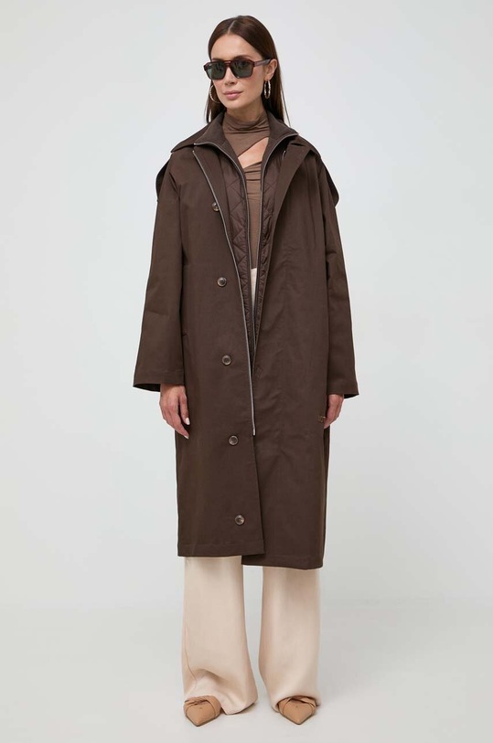 Καμπαρντίνα Notes du Nord καφέ 13285