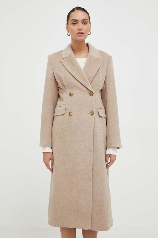 Notes du Nord palton de lana bej 13311