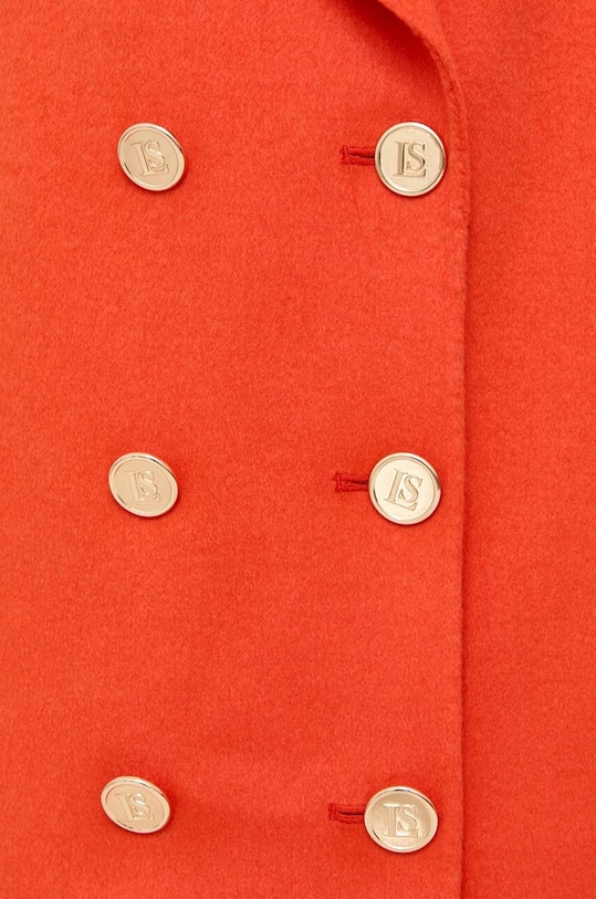 Vlněný kabát Luisa Spagnoli 540209 oranžová
