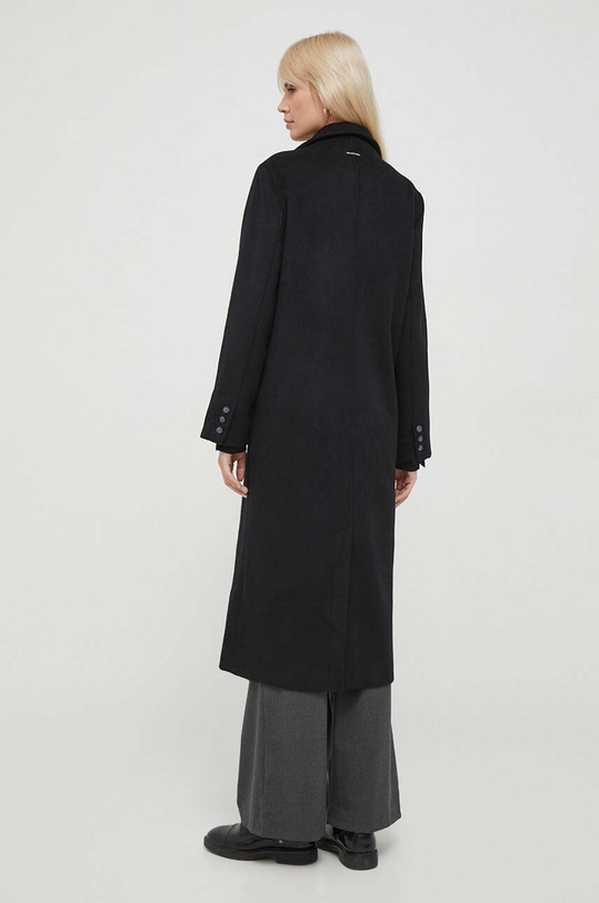 Abbigliamento Pepe Jeans cappotto in lana MADISON PL402254.999 nero