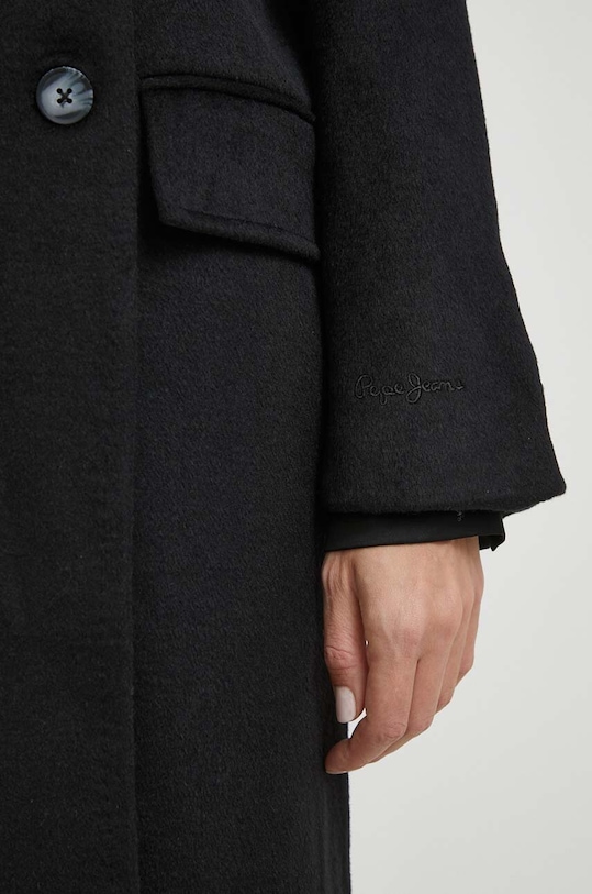 Pepe Jeans palton de lana MADISON PL402254.999 negru
