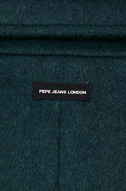 Вълнено палто Pepe Jeans Nica PL402278.692 зелен