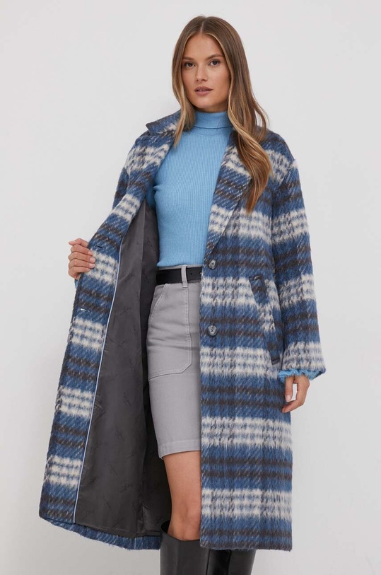Pepe Jeans płaszcz z domieszką wełny PL402298.0AA