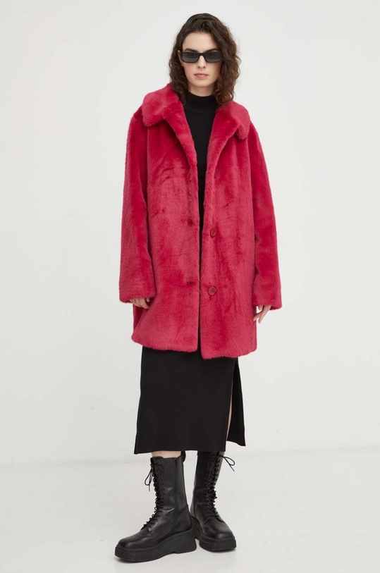 PS Paul Smith płaszcz W2R.243C.L31094 różowy AW23