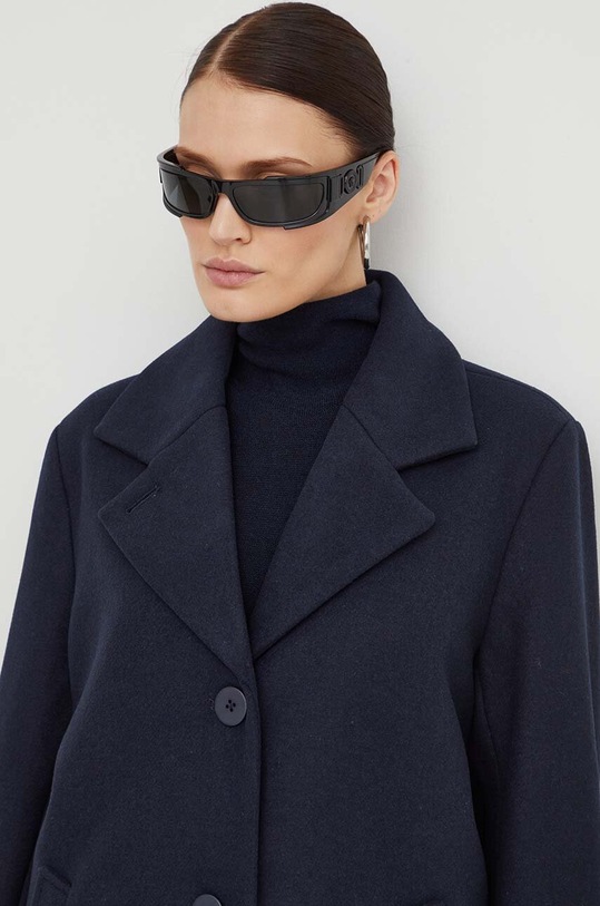 Kabát s příměsí vlny Résumé námořnická modř 19321057