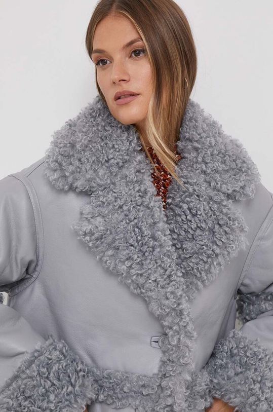 United Colors of Benetton płaszcz szary 244NDN04T.16K