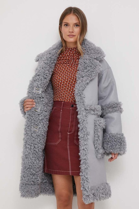 United Colors of Benetton płaszcz 244NDN04T.16K szary