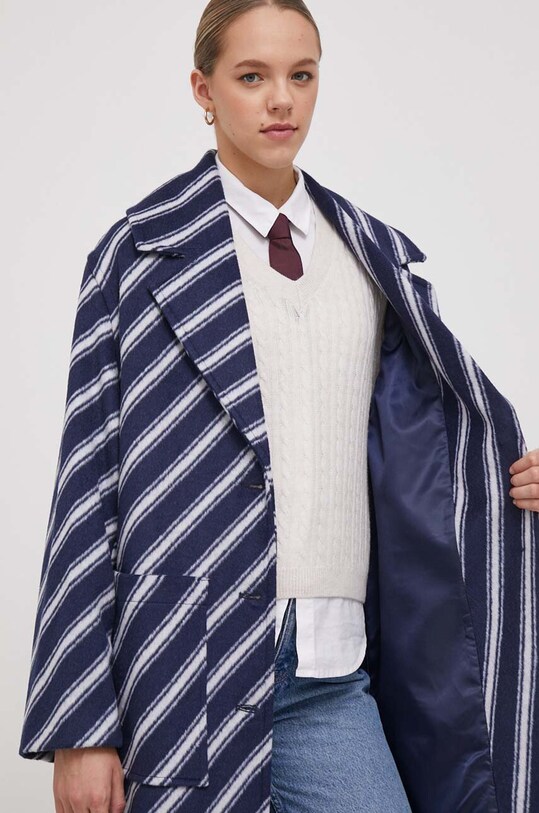 United Colors of Benetton palton din lana 2LJWDN03G.70U