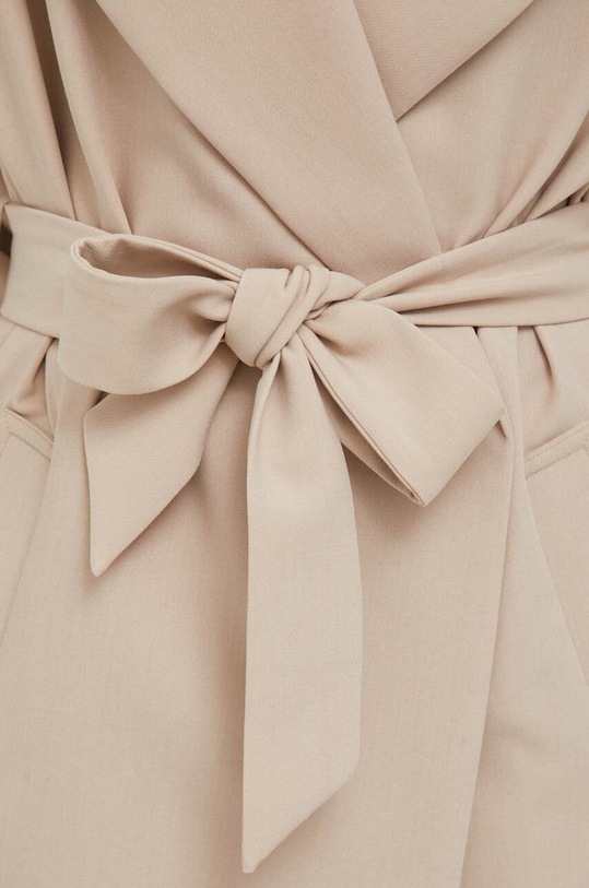 Sisley płaszcz 2MT4LN02N.3A6 beżowy